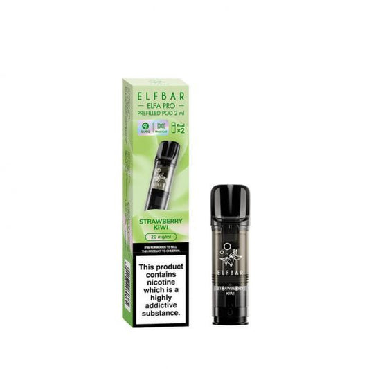 Elfa Pro 2 Pods x 10 Pk Strawberry Kiwi