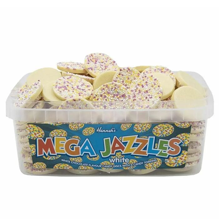 Hannah Mega Jazzles White Chocolate 600g