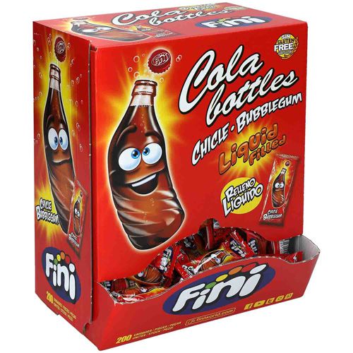 Fini Cola Bottles Bubblegum 200 Pcs
