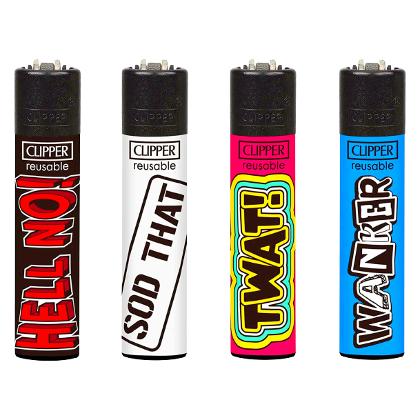Clipper Lighter Rude AF 40 Pcs