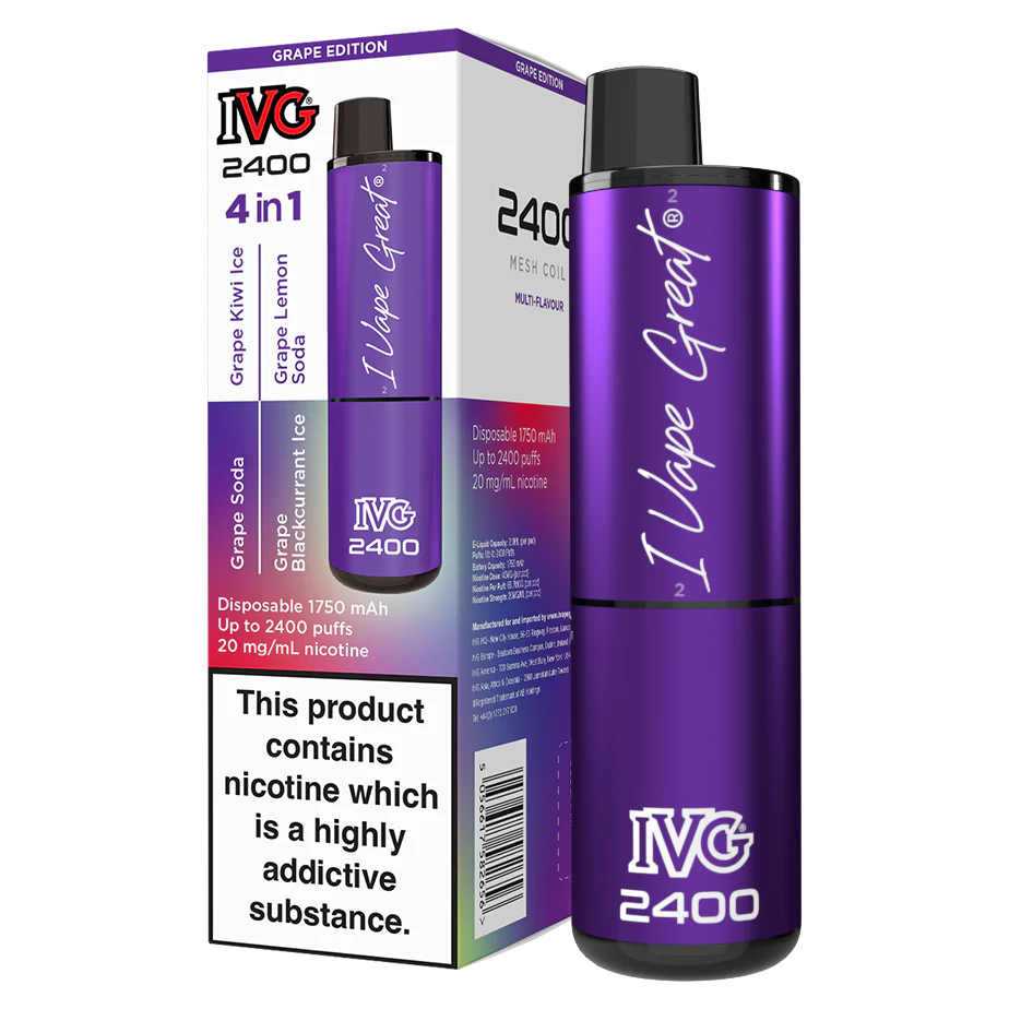 IVG 2400 Grape Edition 5 Pcs