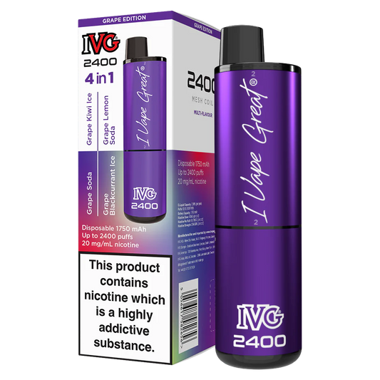 IVG 2400 Grape Edition 5 Pcs