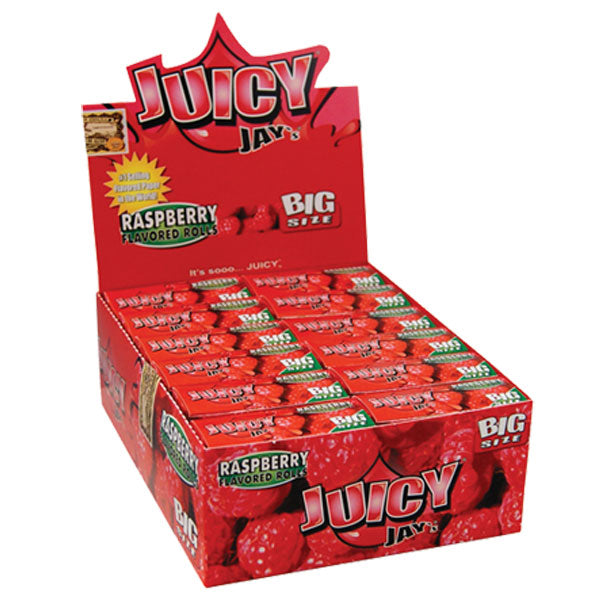 Juicy Jay Hemp 24 Paper Rolls Raspberry