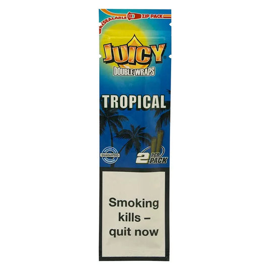 Juicy Double Wraps Tropical 25 Pk