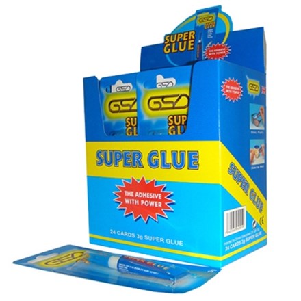 Super Glue 3g x 24 Cards