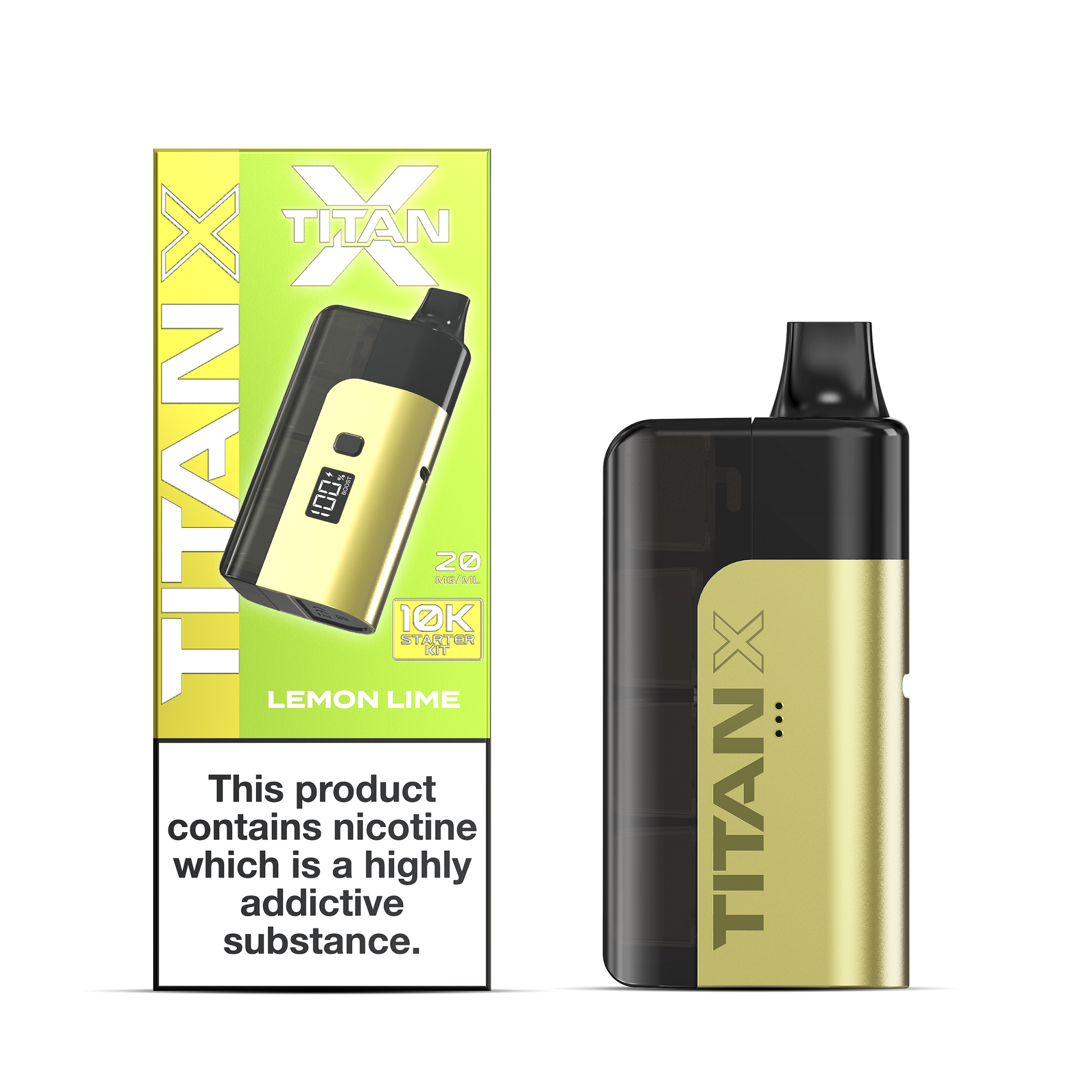 Titan X 10L Pod Kit 5 Pcs Lemon Lime