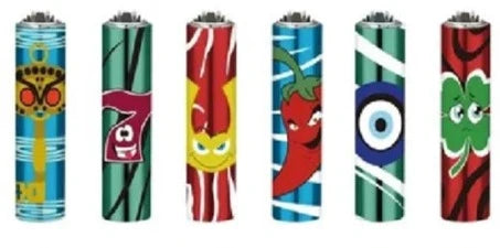 Clipper Metal Lighter Pstve Vibe 30 Pcs