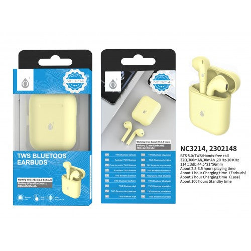 One Plus TWS Earphone Lanxun Yellow