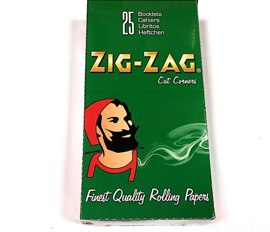 Zig Zag Green Standard Papers 25 Pk