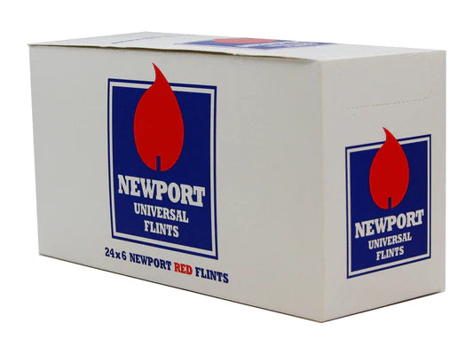 Newport Universal Red Flints 24 x 6 Pk