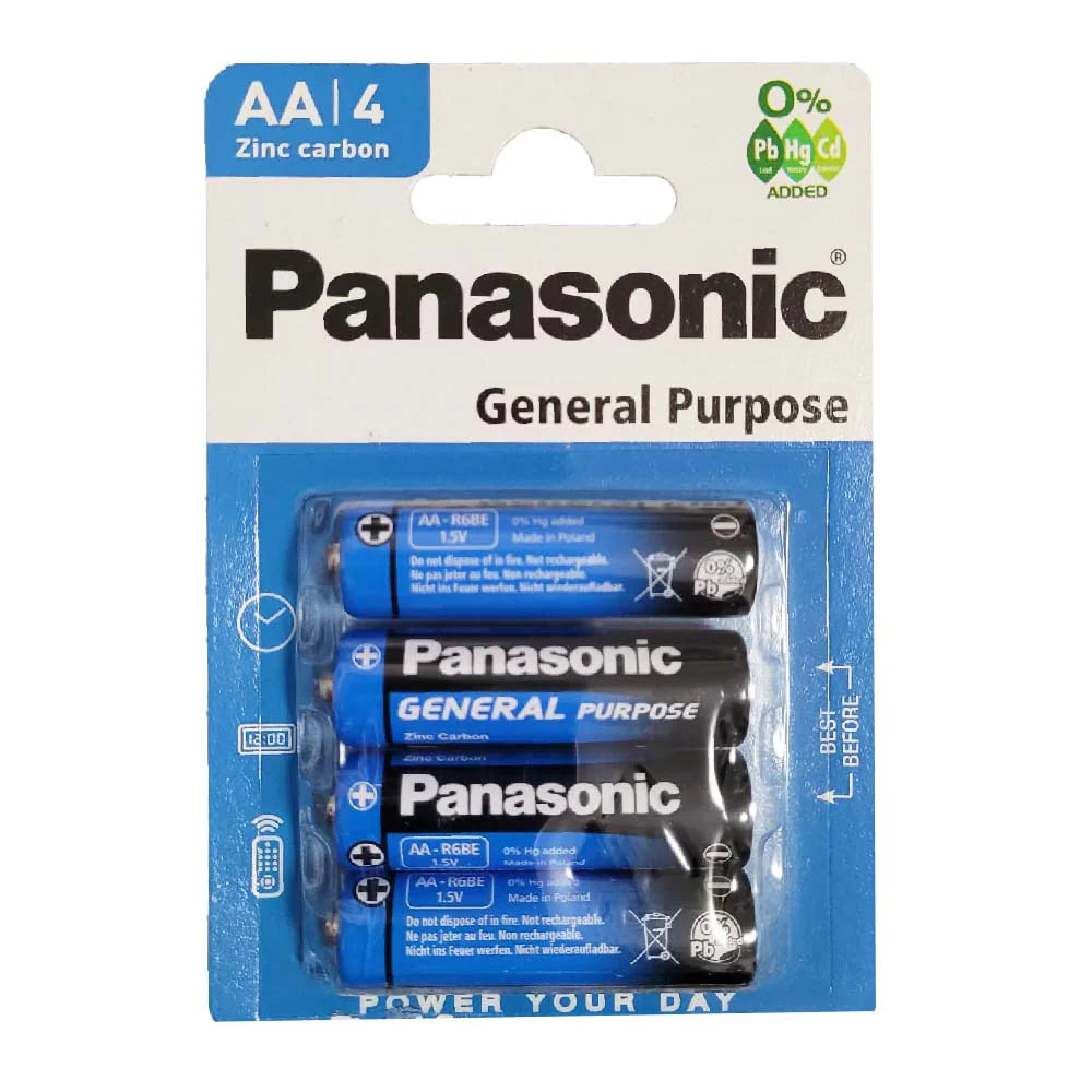 Panasonic General AA 4 Pk x 12 Sleeves