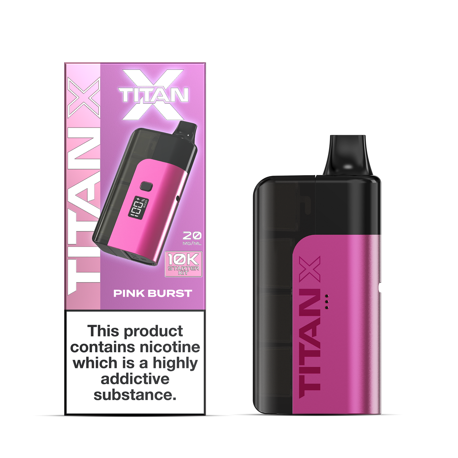 Titan X 10L Pod Kit 5 Pcs Pink Burst