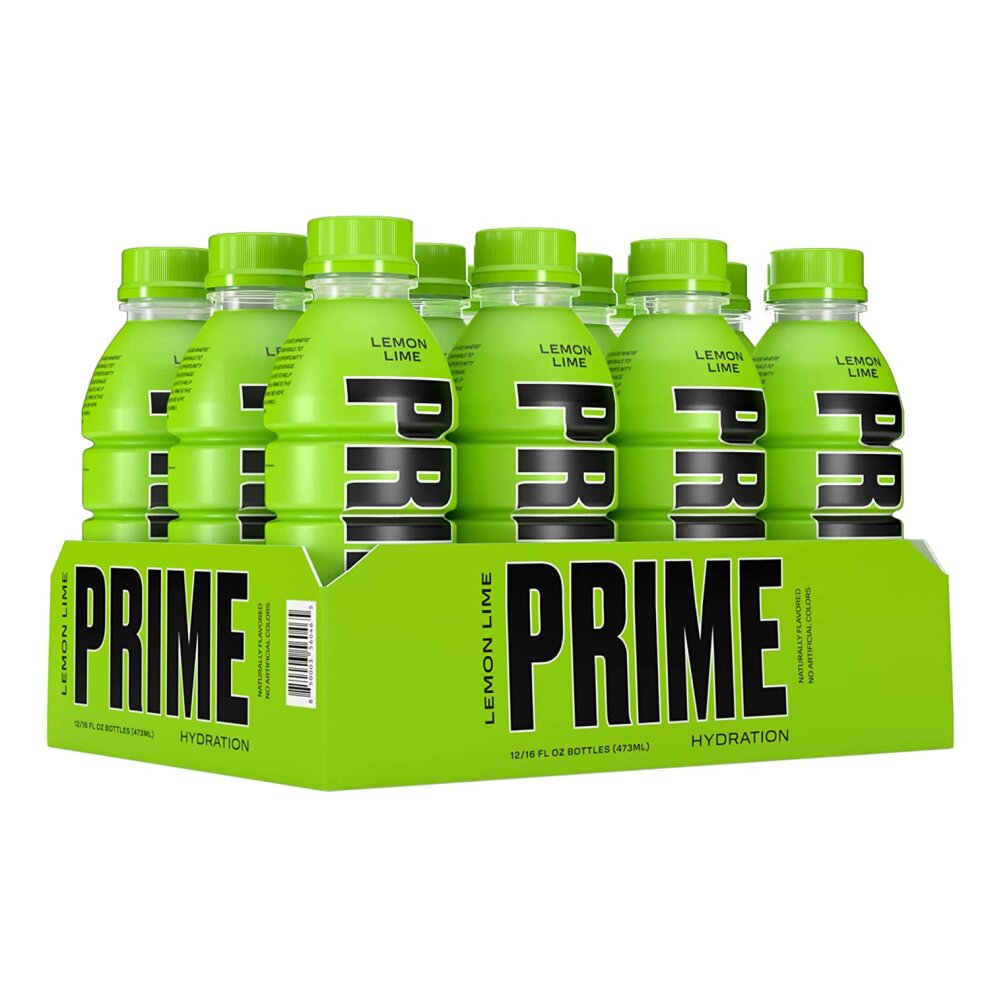 Prime 500ml x 12 Bottles Lemon Lime CV