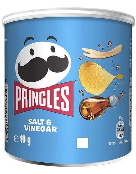 Pringles Salt & Vinegar 12 x 40g