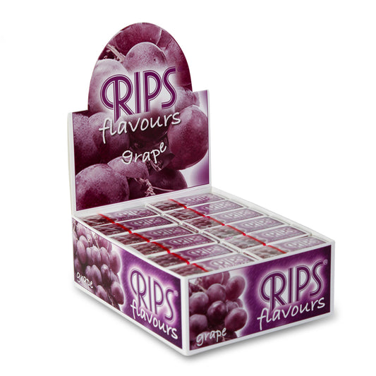 Rips Rolling Paper Grape 24 Slim Rolls