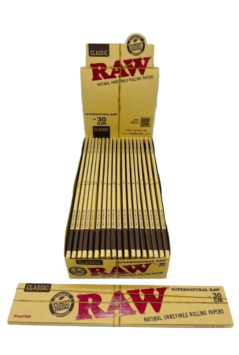 Raw Supernatural 30cm Roling Paper 20 Pk