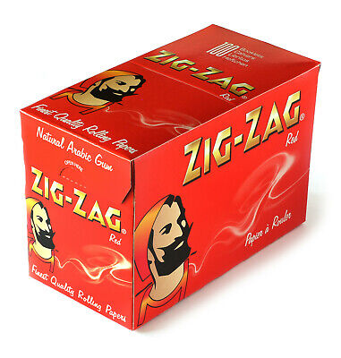 Zig Zag Red Standard Papers 100 Pk
