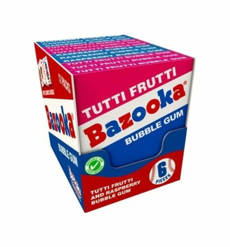 Bazooka Bubblegum Tutti Frutti 12 Pk