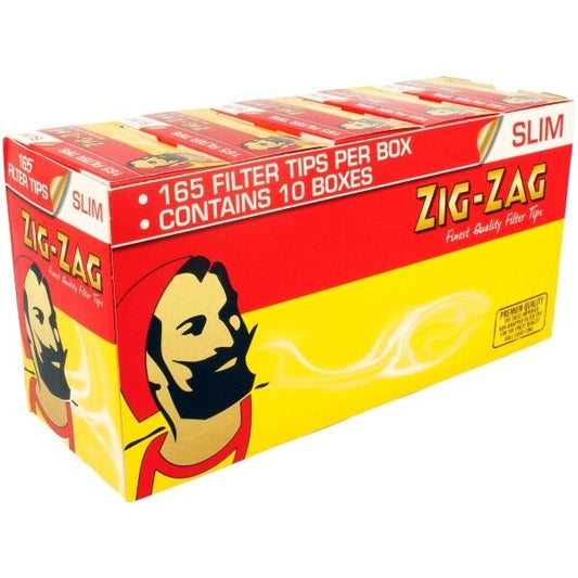 Zig Zag Slimline 10 Pk x 165 Tips