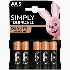Duracell Simply AA 5 Pk