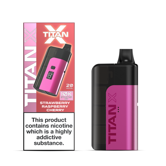 Titan X 10L Pod Kit 5 Pcs Strawberry Raspberry Cherry