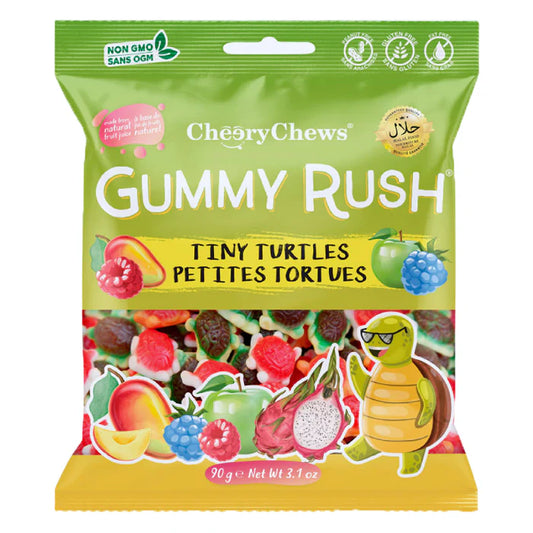 Cheery Gummy Rush Tiny Turtles 90g x 12