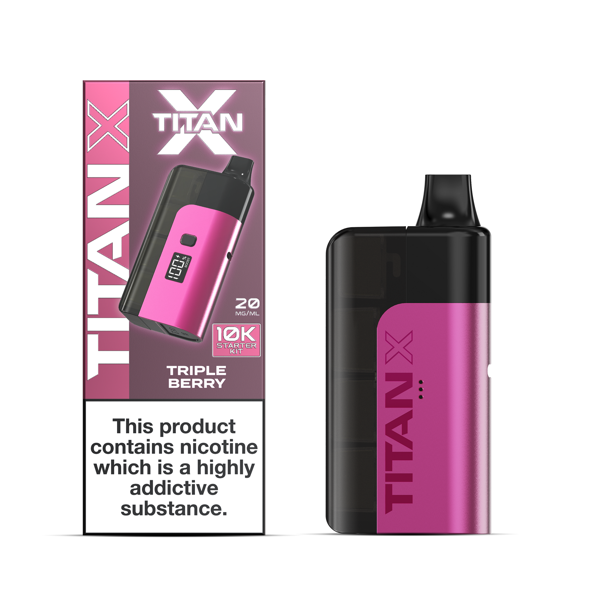 Titan X 10L Pod Kit 5 Pcs Triple Berry