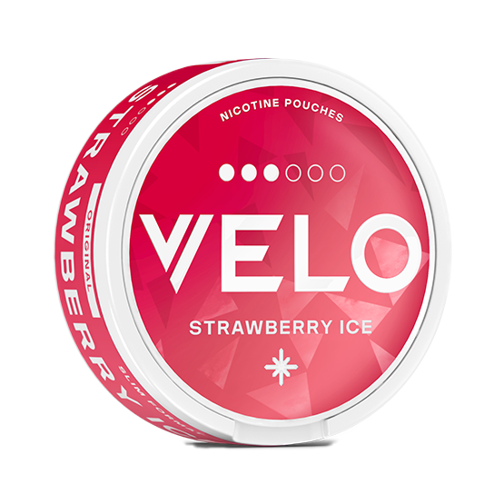 Velo Org Strawberry Ice Nic Pouches 5 Pk